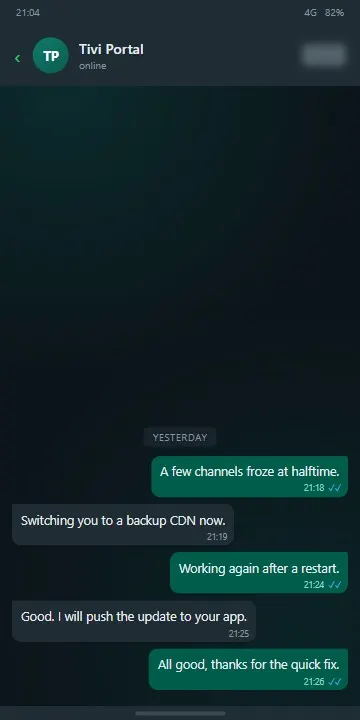 WhatsApp customer chat 5